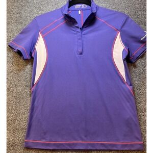 Nike Golf Fit Dry Womens Small (4-6) Polo Hawaii Prince‎ Golf Club Purple